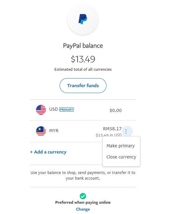 Can't use PayPal balance to make purchase online. - PayPal Community