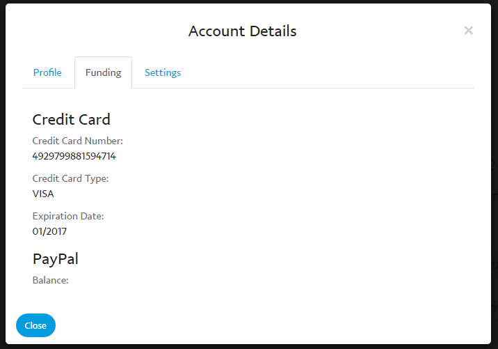 Test Credit Card numbers for use on PayPal sandbox - PayPal Community