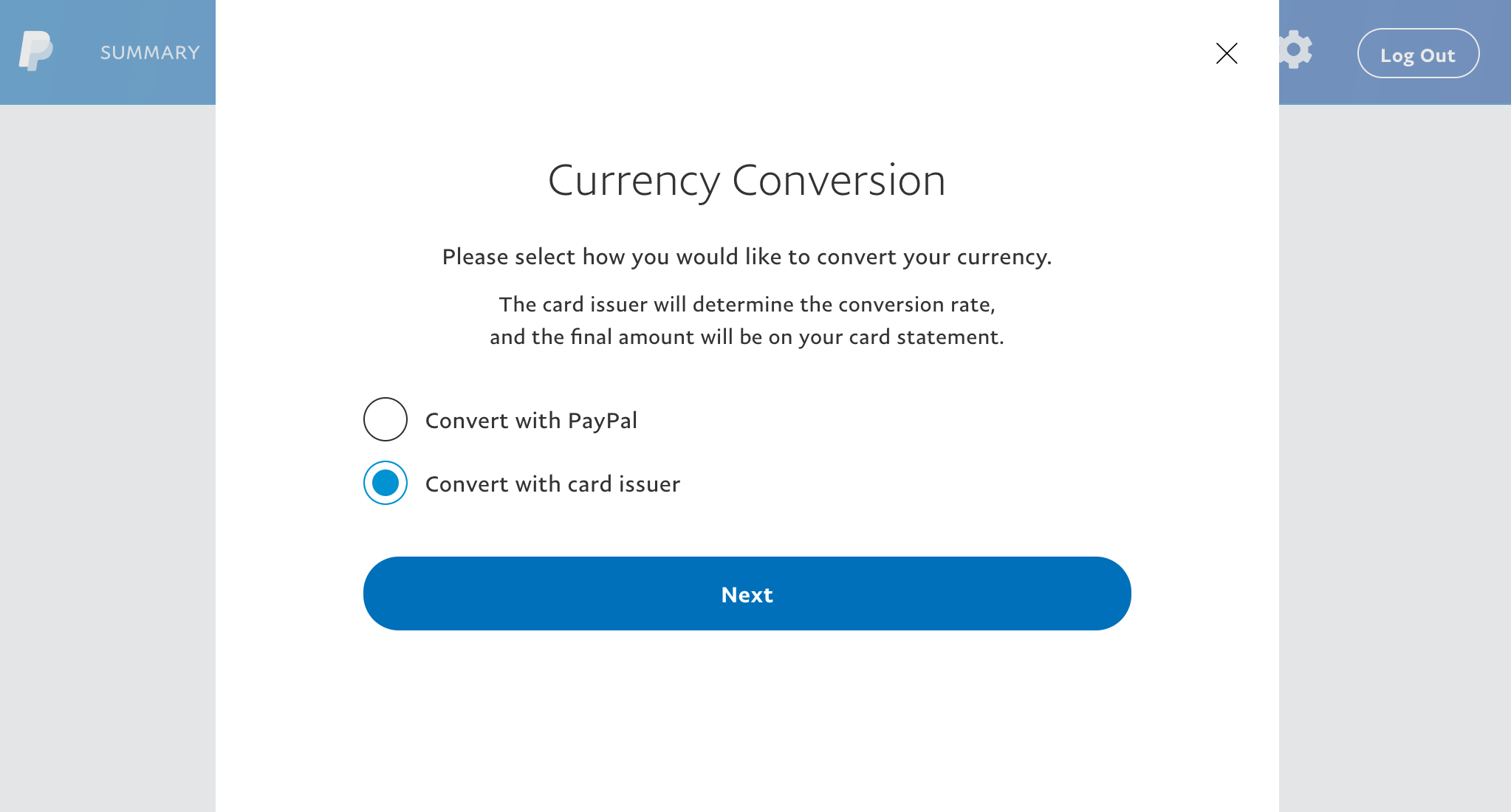 Why am I not given the currency conversion option ... - PayPal Community