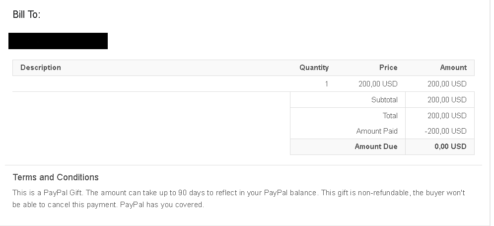 Paypal payment receiving as an invoice? is it a gi... - PayPal Community