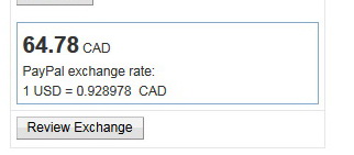 What is up with paypal conversion rate US to CAD - PayPal Community