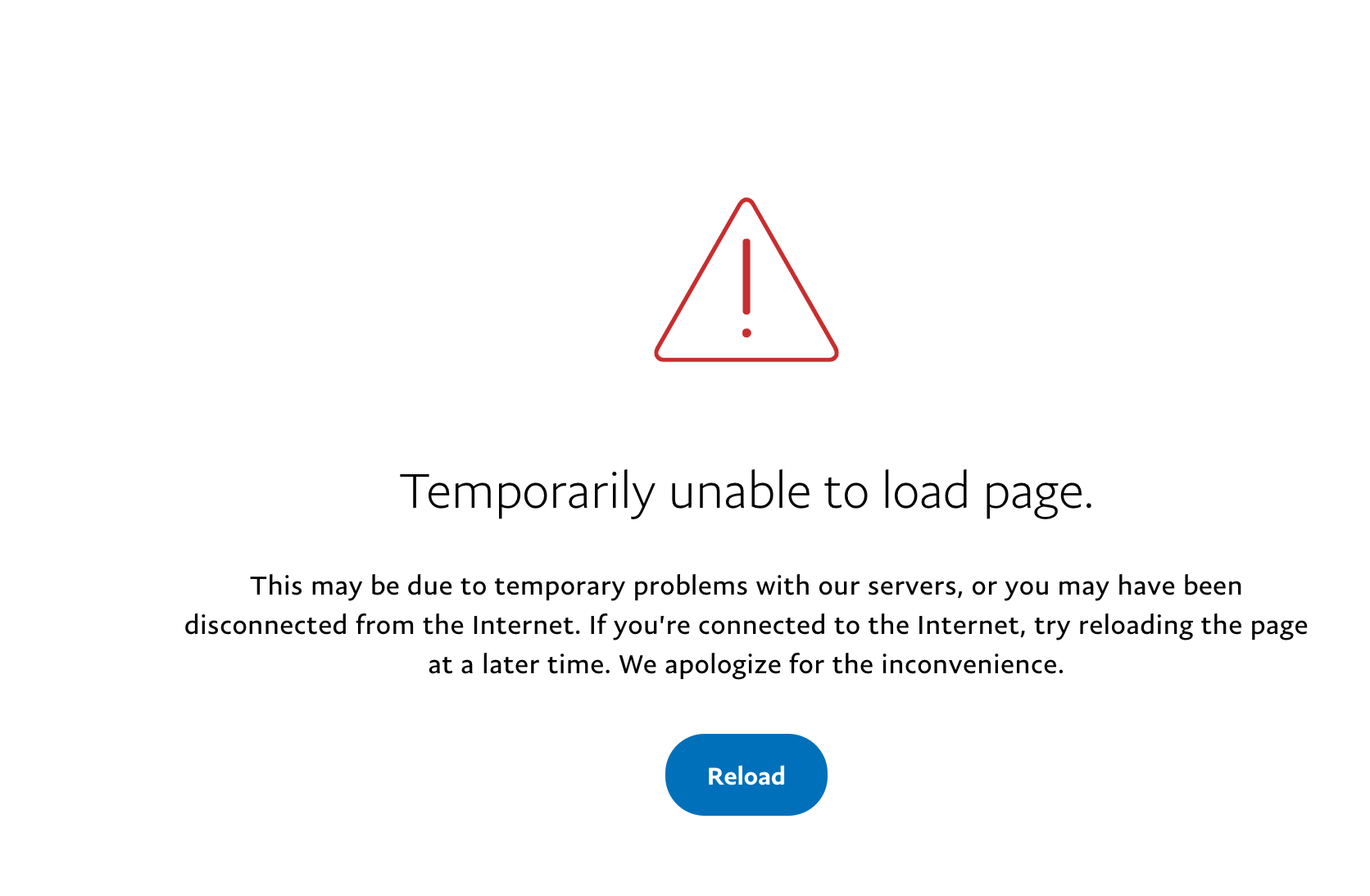PayPal servers down?? - PayPal Community