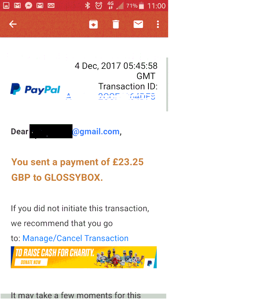 Payment Receipt for payment I have never made - PayPal Community
