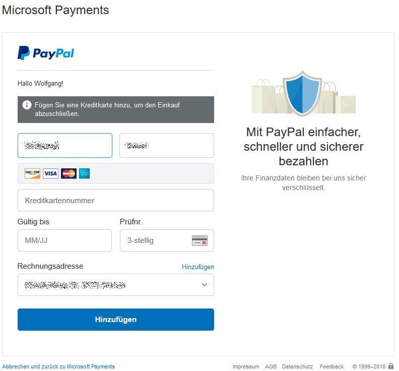 Gelöst: "Wir können Ihre Zahlung zurzeit nicht senden" – Seite 2 - PayPal  Community