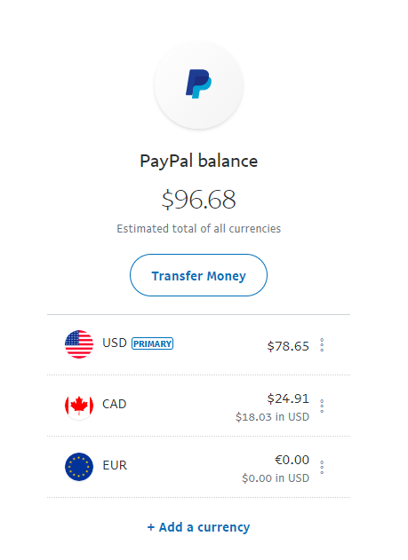 When people send me money, it auto converts to CAD... - PayPal Community