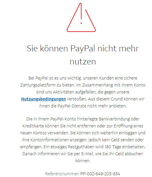 ich kann mein Paypal seit über 4 Jahre nicht mehr ... - PayPal Community